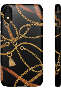 Groove Designer Collection (Tassles + Leather) Snap Phone Case