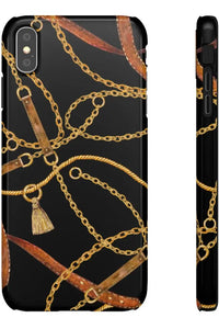 Groove Designer Collection (Tassles + Leather) Snap Phone Case