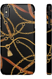 Groove Designer Collection (Tassles + Leather) Snap Phone Case