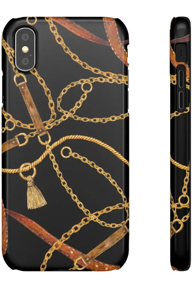 Groove Designer Collection (Tassles + Leather) Snap Phone Case