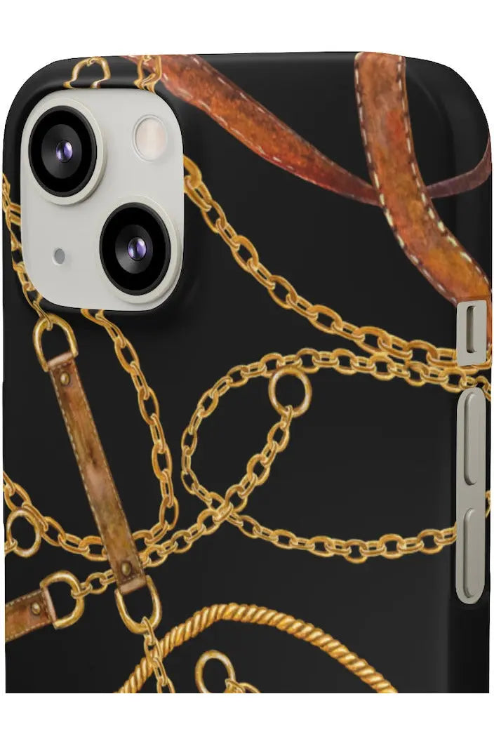 Groove Designer Collection (Tassles + Leather) Snap Phone Case