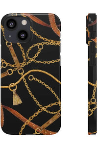 Groove Designer Collection (Tassles + Leather) Snap Phone Case