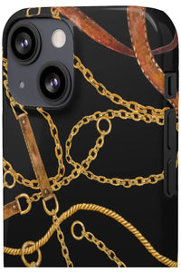 Groove Designer Collection (Tassles + Leather) Snap Phone Case