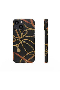 Groove Designer Collection (Tassles + Leather) Snap Phone Case