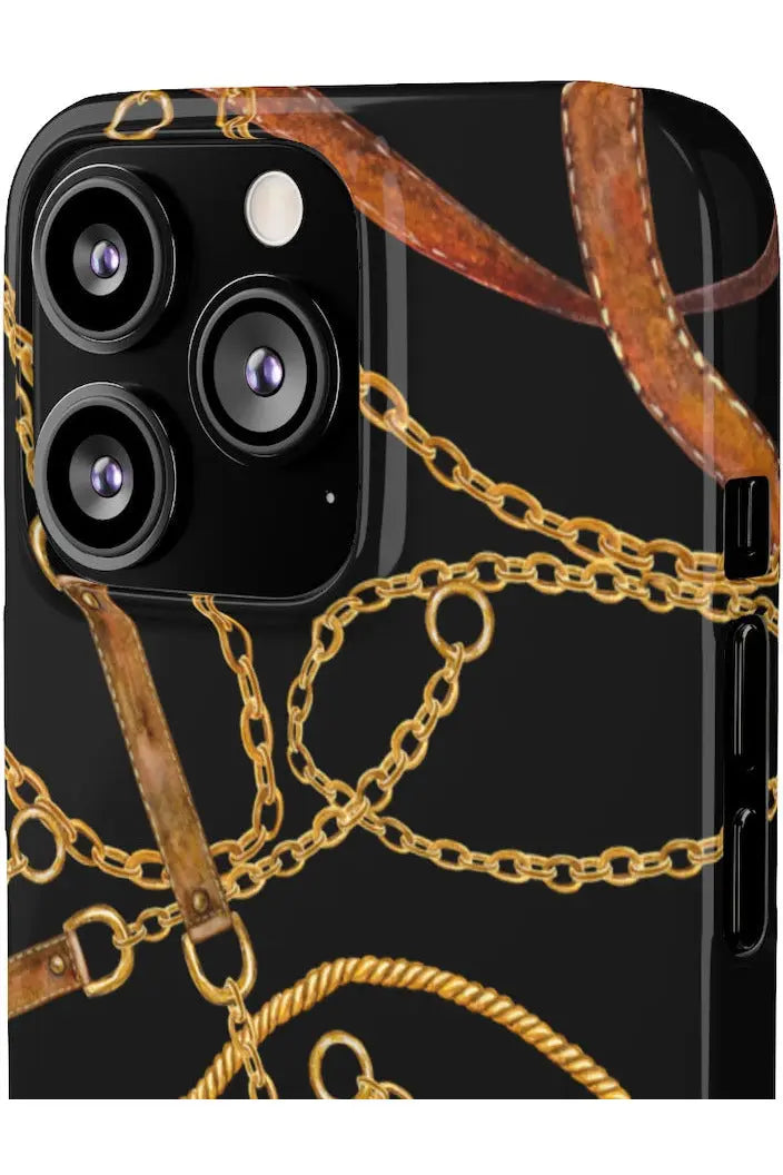 Groove Designer Collection (Tassles + Leather) Snap Phone Case