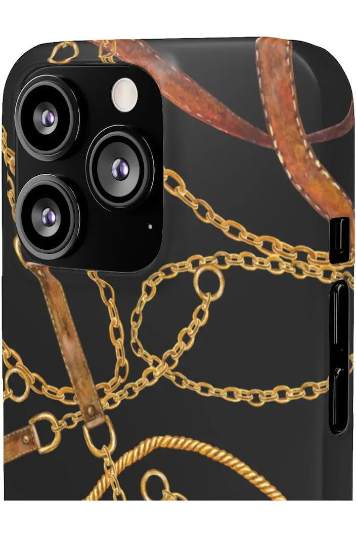 Groove Designer Collection (Tassles + Leather) Snap Phone Case