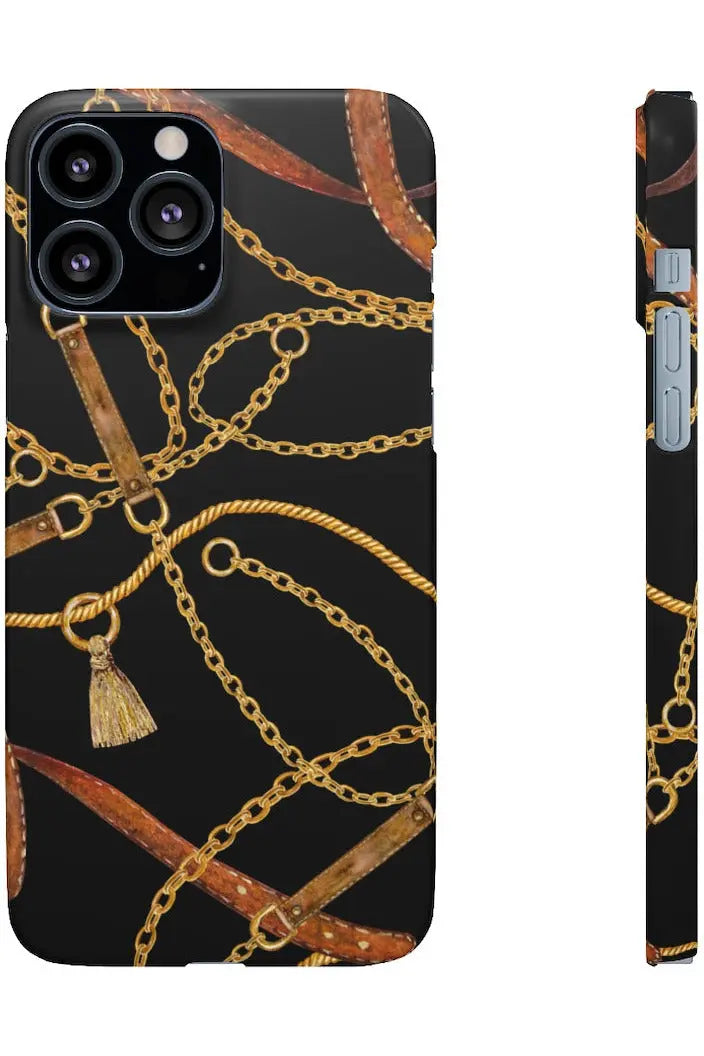 Groove Designer Collection (Tassles + Leather) Snap Phone Case