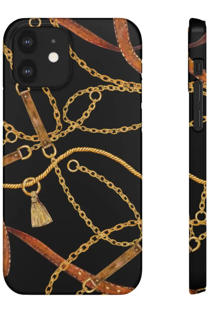 Groove Designer Collection (Tassles + Leather) Snap Phone Case