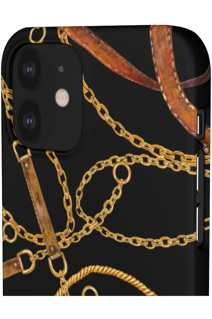 Groove Designer Collection (Tassles + Leather) Snap Phone Case