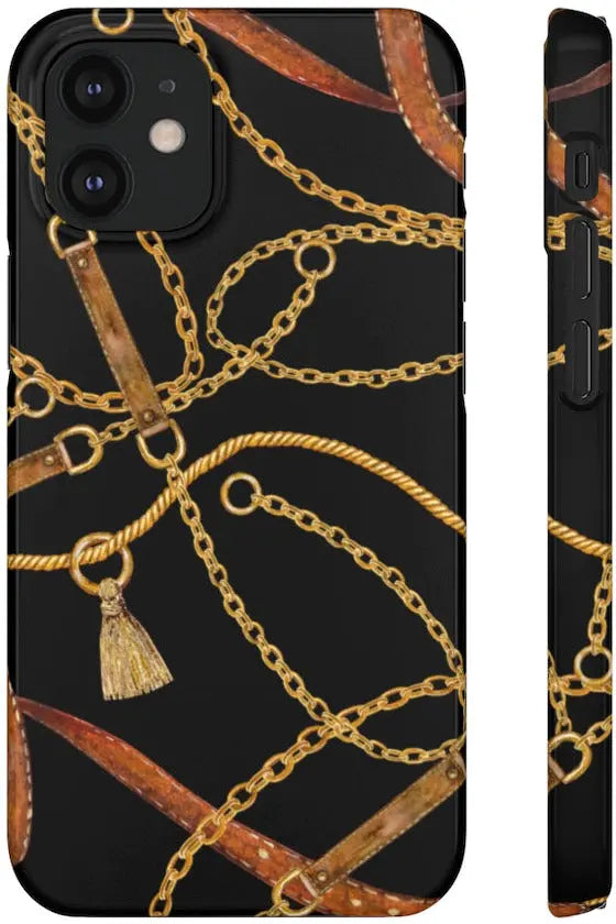 Groove Designer Collection (Tassles + Leather) Snap Phone Case