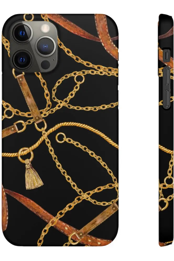 Groove Designer Collection (Tassles + Leather) Snap Phone Case