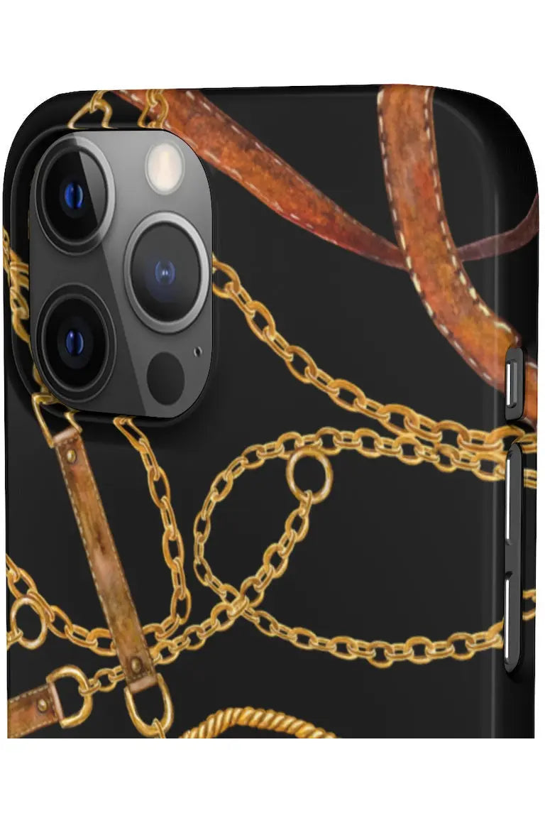 Groove Designer Collection (Tassles + Leather) Snap Phone Case