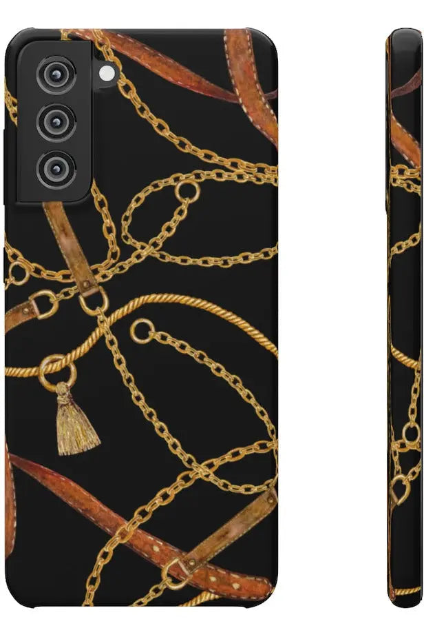 Groove Designer Collection (Tassles + Leather) Snap Phone Case