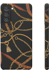 Groove Designer Collection (Tassles + Leather) Snap Phone Case