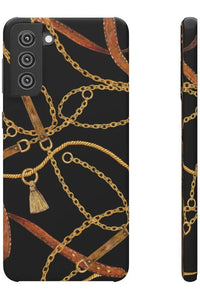 Groove Designer Collection (Tassles + Leather) Snap Phone Case