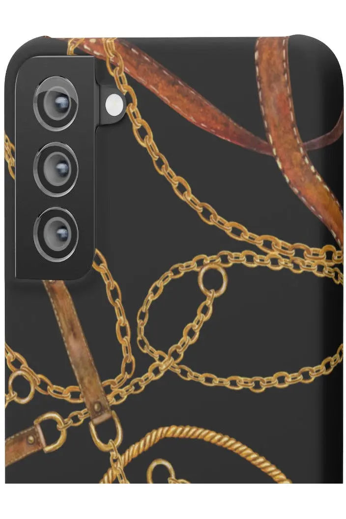 Groove Designer Collection (Tassles + Leather) Snap Phone Case