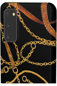 Groove Designer Collection (Tassles + Leather) Snap Phone Case