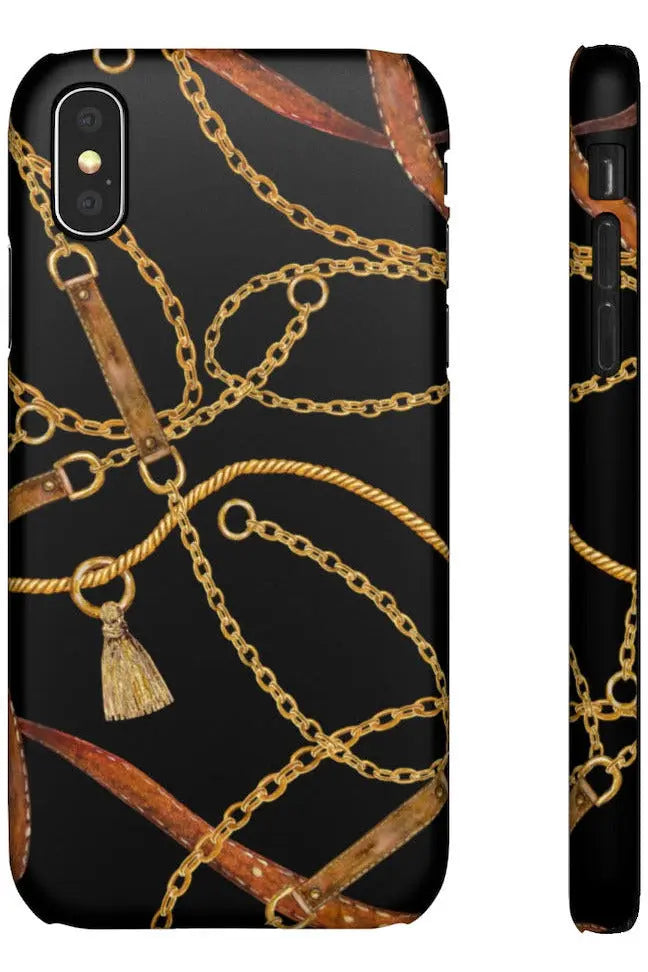 Groove Designer Collection (Tassles + Leather) Snap Phone Case