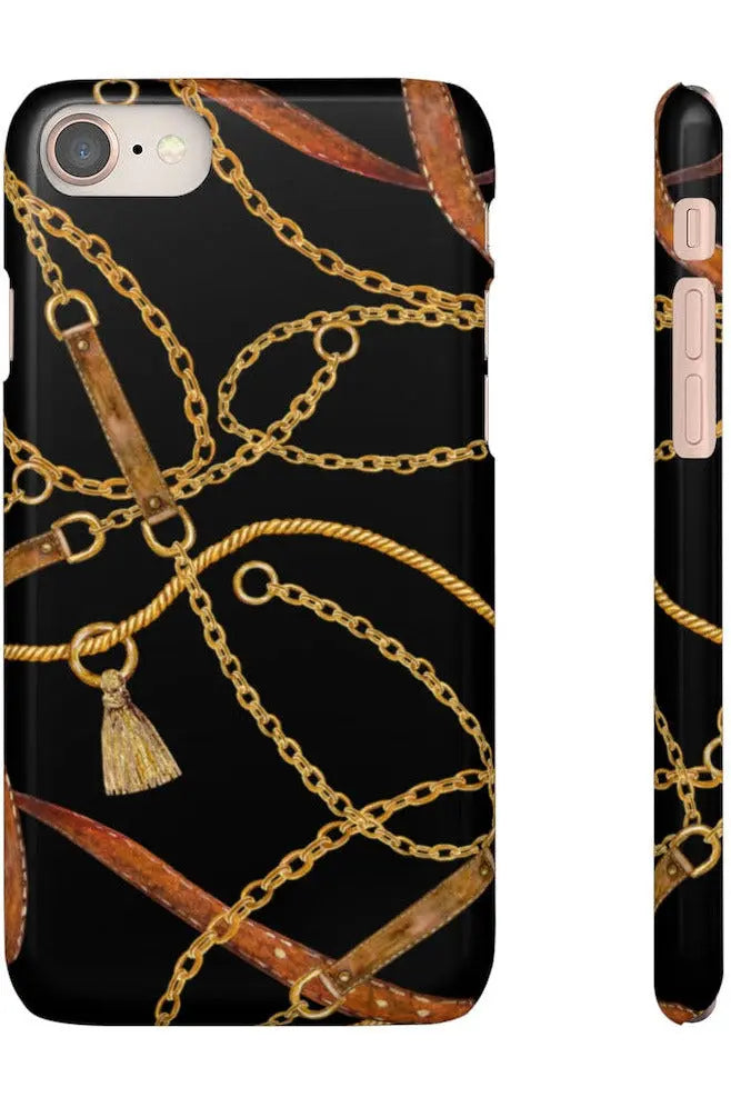 Groove Designer Collection (Tassles + Leather) Snap Phone Case