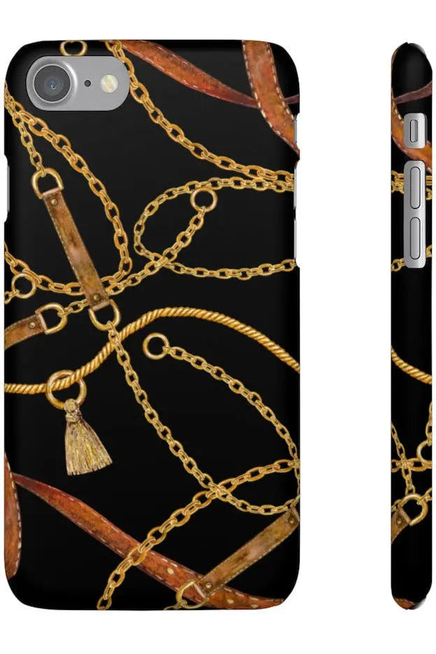 Groove Designer Collection (Tassles + Leather) Snap Phone Case