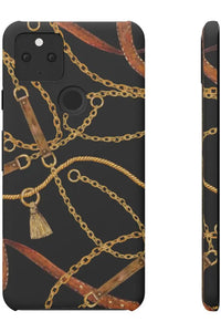 Groove Designer Collection (Tassles + Leather) Snap Phone Case