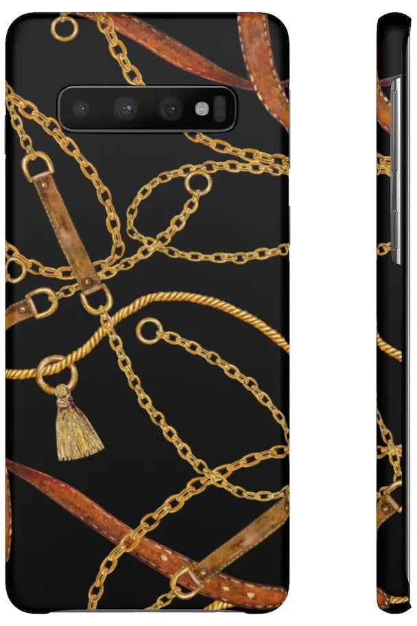 Groove Designer Collection (Tassles + Leather) Snap Phone Case