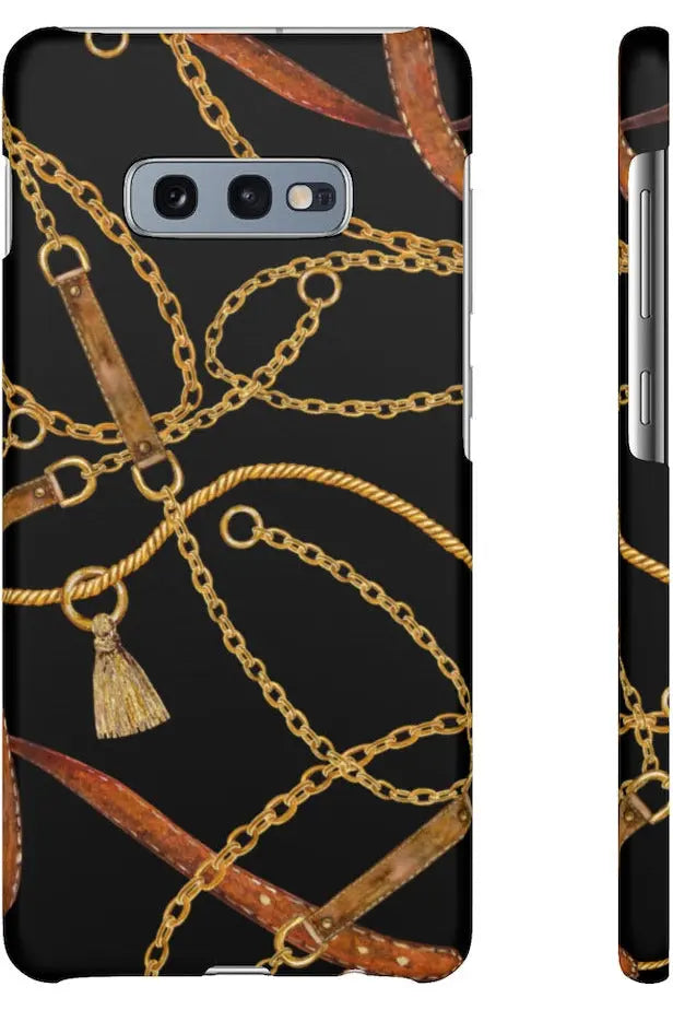 Groove Designer Collection (Tassles + Leather) Snap Phone Case