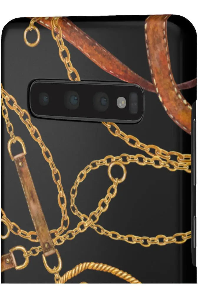 Groove Designer Collection (Tassles + Leather) Snap Phone Case