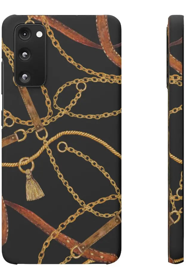 Groove Designer Collection (Tassles + Leather) Snap Phone Case