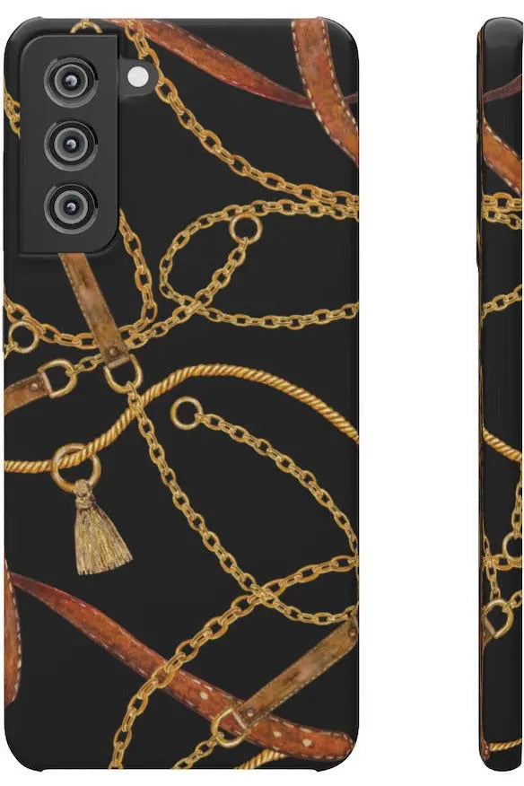 Groove Designer Collection (Tassles + Leather) Snap Phone Case