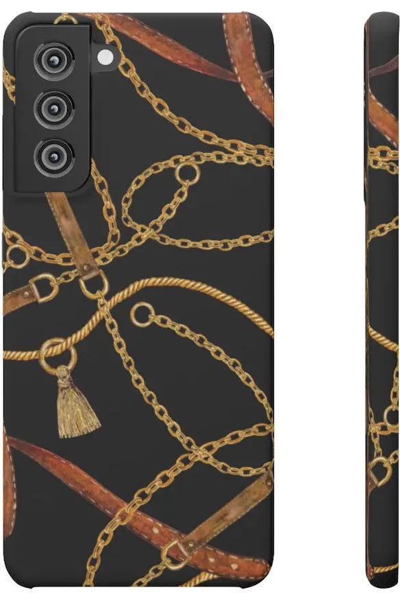 Groove Designer Collection (Tassles + Leather) Snap Phone Case