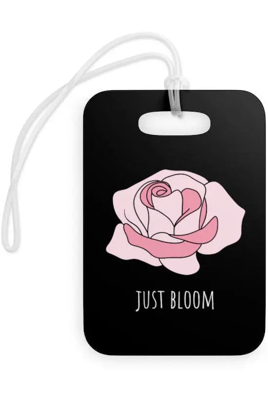 JUST BLOOM (Graphic Pink Peony) Luggage Tag