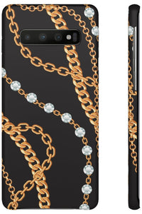 Groove Designer Collection (Chains + Diamonds) Snap Phone Case