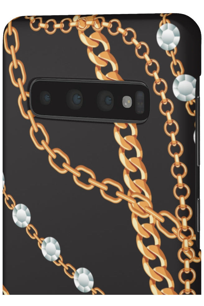 Groove Designer Collection (Chains + Diamonds) Snap Phone Case