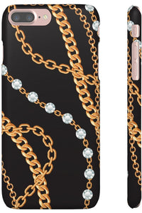 Groove Designer Collection (Chains + Diamonds) Snap Phone Case