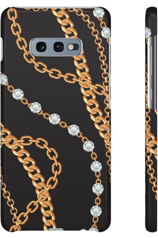 Groove Designer Collection (Chains + Diamonds) Snap Phone Case