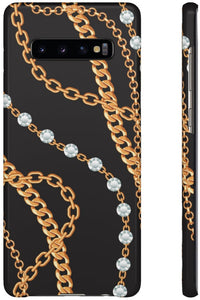 Groove Designer Collection (Chains + Diamonds) Snap Phone Case