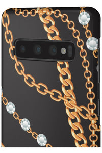 Groove Designer Collection (Chains + Diamonds) Snap Phone Case